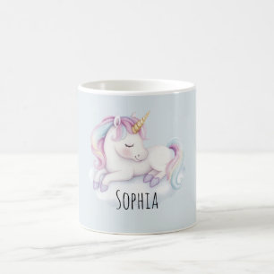 Enhörning På En Moln Kaffemugg