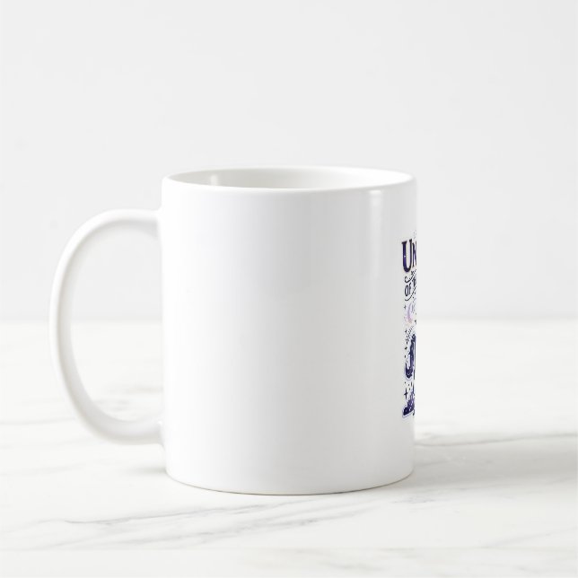 Enhörning på natten Grafisk design Zazzle Design_ Kaffemugg (Vänster)