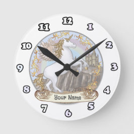 Enhörning Pegasus Slott klocka