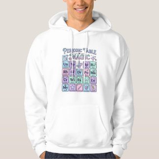 Enhörning Periodiska Systemet Magisk Grafisk Desig Hoodie