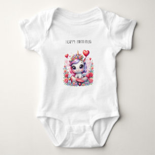 Enhörning Pilot Födelsedag T Shirt