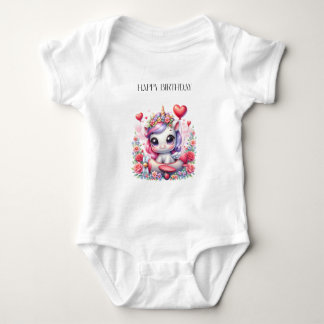 Enhörning Pilot Födelsedag T Shirt