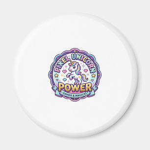 Enhörning Pixel Enhörning Power POD Redo Appkläder Magnet