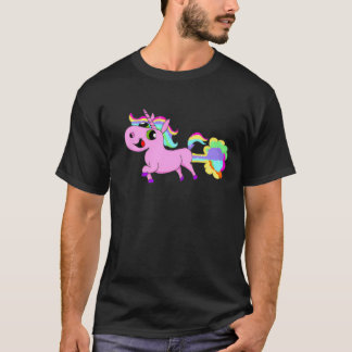 Enhörning Regnbågar T Shirt