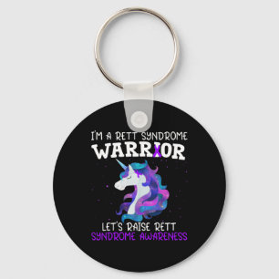 Enhörning Rett syndrom Warrior Present Rett syndro Nyckelring