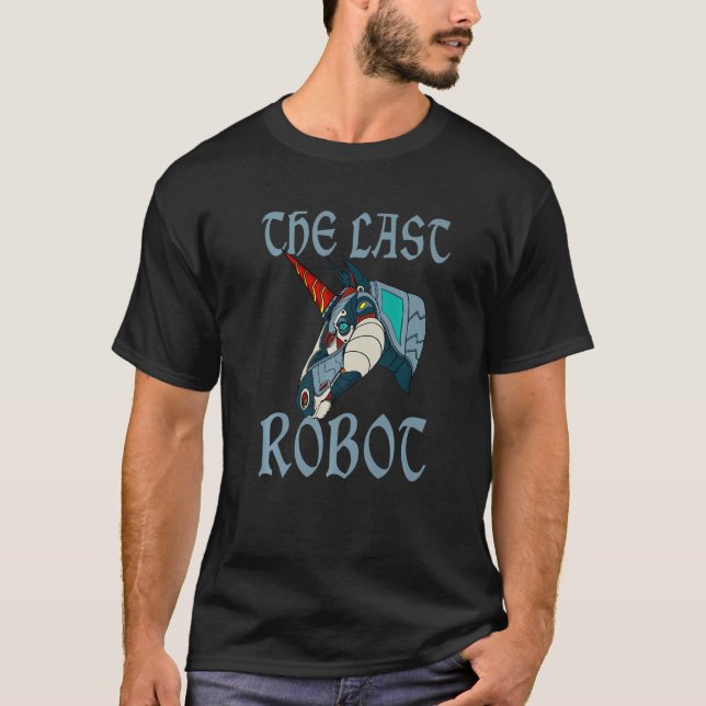 Enhörning Robotisk Cyborg T Shirt (Framsida)