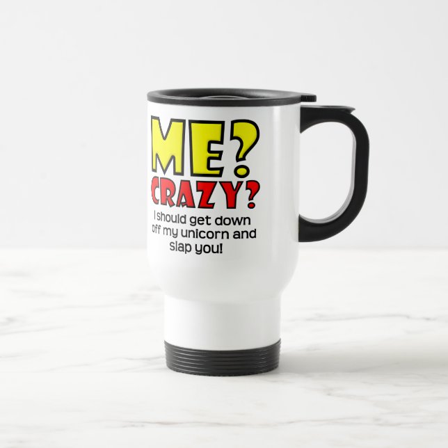 Enhörning Rolig Roligt Resa Kaffe Mugg (Höger)