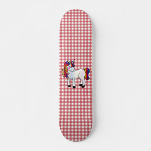 ENHÖRNING RULLBRÄDOR FÖR FLIKAR MINI SKATEBOARD BRÄDA 18,5 CM