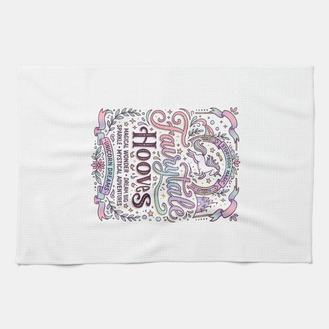 Enhörning Sagostöv Original Merch Design_1 Kökshandduk (Horisontell)