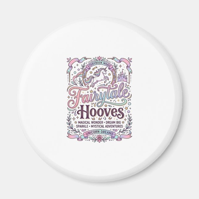 Enhörning Sagostöv Original Merch Design_1 Magnet (Framsidan)