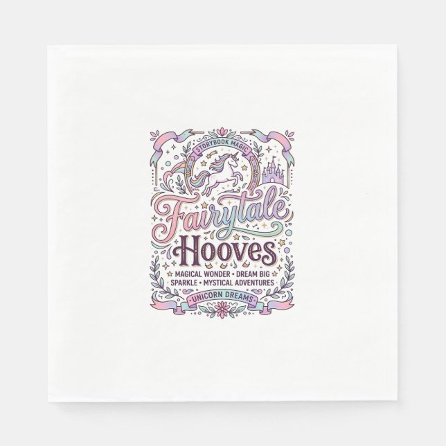 Enhörning Sagostöv Original Merch Design_1 Pappersservett (Framsidan)