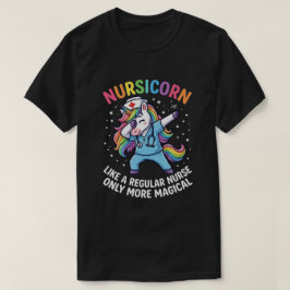 Enhörning Sjuksköterska Energi Ljus och Magisk T Shirt