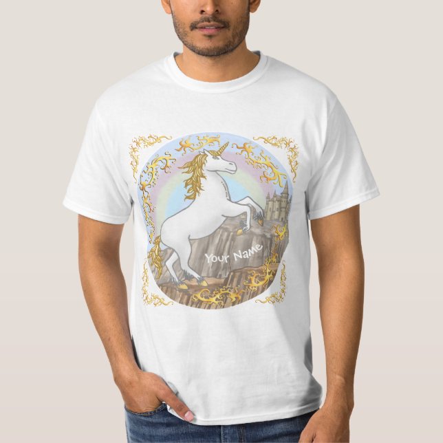 Enhörning slott t-shirt  (Framsida)