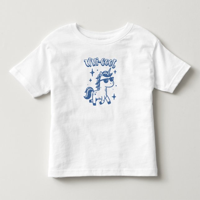 Enhörning solglasögon Uni-Cool T Shirt (Framsida)