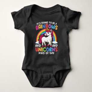 Enhörning Söt Whimsical Rolig Regnbågar Och Enhörn T Shirt