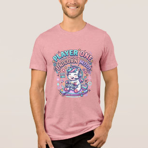 Enhörning Spelare Ett Enhörning Läge Retro Stil Gr T Shirt