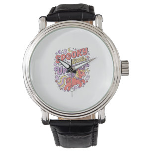Enhörning Spöklik liten enhörning Whimsical vit ba Armbandsur