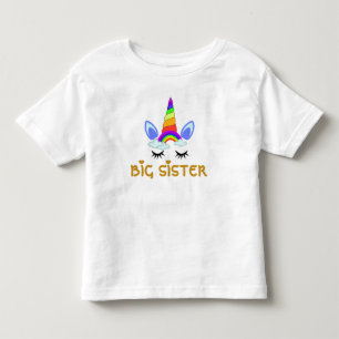 Enhörning Stor syster/ Lillasyster bebis T Shirt