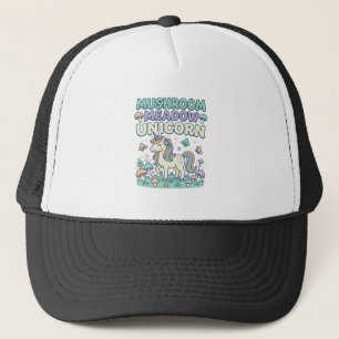 Enhörning Svamp Äng Enhörning Trendig T-Shirt Des Keps