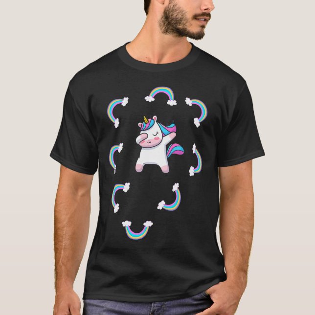 enhörning t shirt (Framsida)