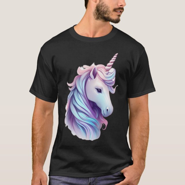 enhörning t shirt (Framsida)