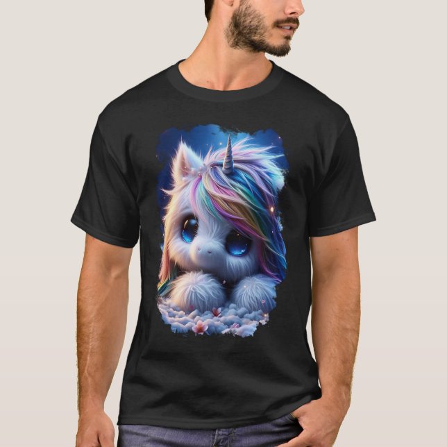 enhörning t shirt (Framsida)