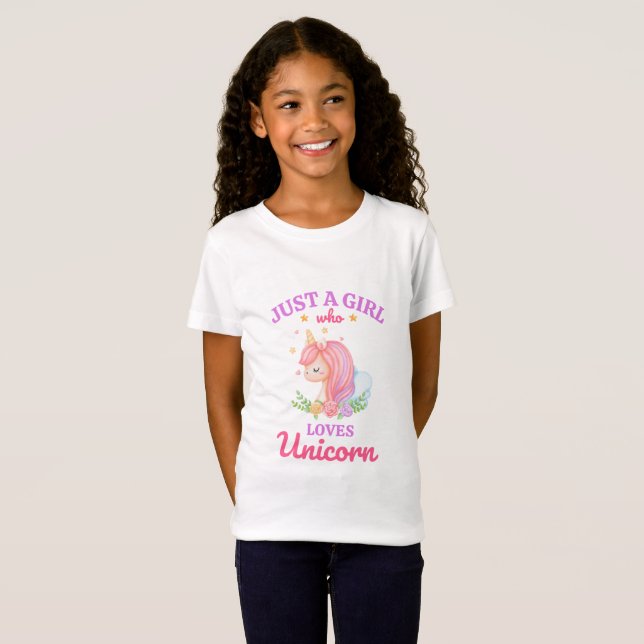 Enhörning T-Shirt (Hel framsida)