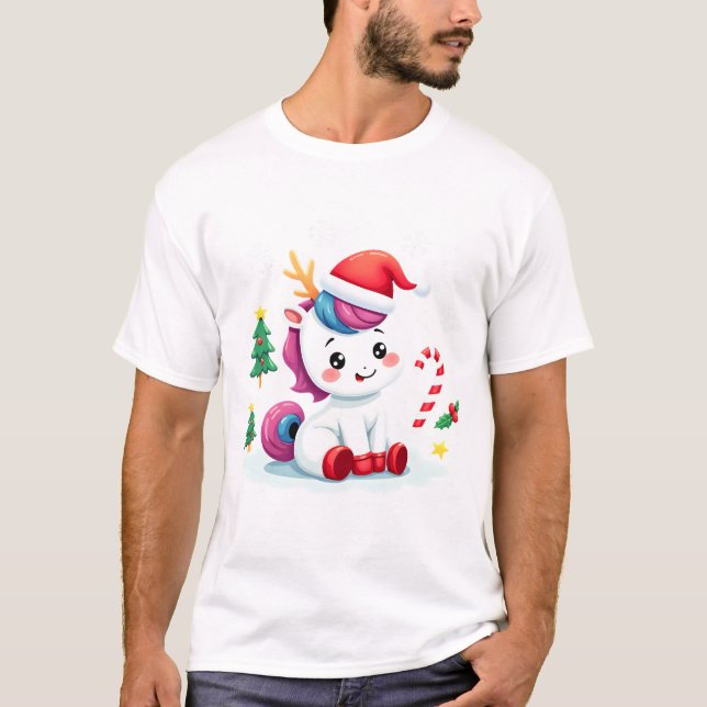 enhörning t shirt (Framsida)