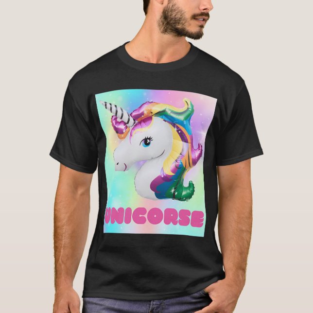 enhörning t shirt (Framsida)