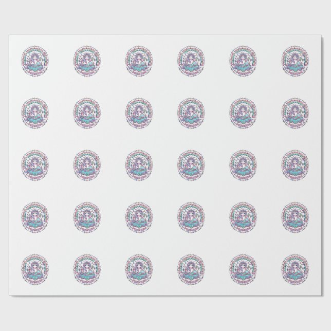 Enhörning Tarot Enhörning Läsare Premium Rolig Try Presentpapper (Platt)