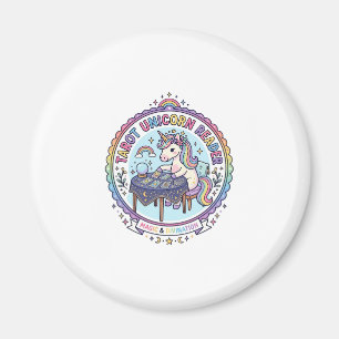 Enhörning Tarot Enhörning Läsare Rolig Tröja Grafi Magnet