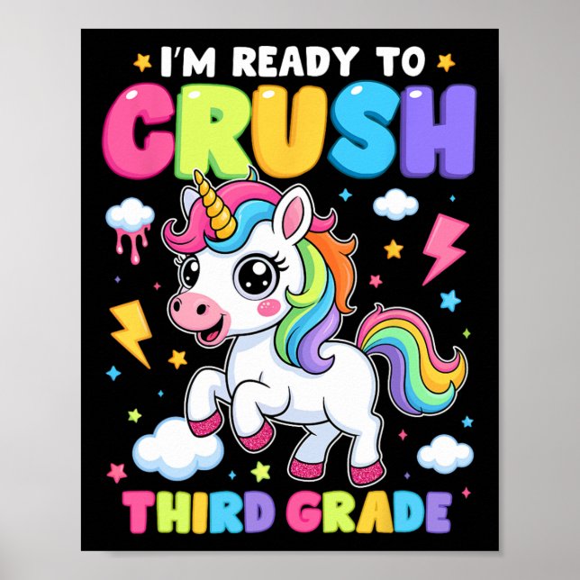 Enhörning Tredje klass här kommer jag tillbaka til Poster (Framsidan)