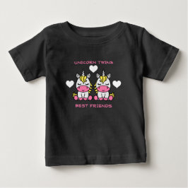 Enhörning Tvilling Syskon  T Shirt