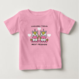 Enhörning Tvilling Syskon  T Shirt