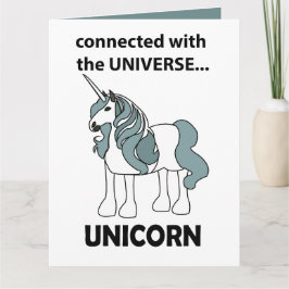 Enhörning Uppkallad Efter Universum Enhörning Kort