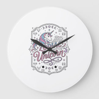 Enhörning Zodiac Enhörning Leksak Söt Gåva Design_ Stor Klocka