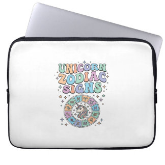 Enhörning Zodiak Tecken Kawaii Vektor Design_1 Laptop Fodral