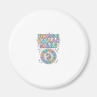 Enhörning Zodiak Tecken Kawaii Vektor Design_1 Magnet