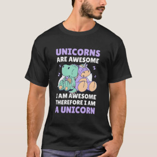 Enhörningar Är Fantastiska JAG Är Fantastisk Därfö T Shirt