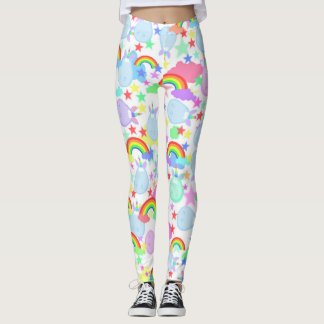 Enhörningar Och Regnbågs Leggings
