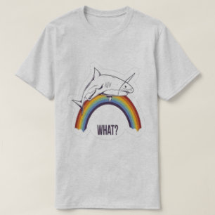 Enhörninghaj Roligt & Whimsical Grafisk Design  T Shirt