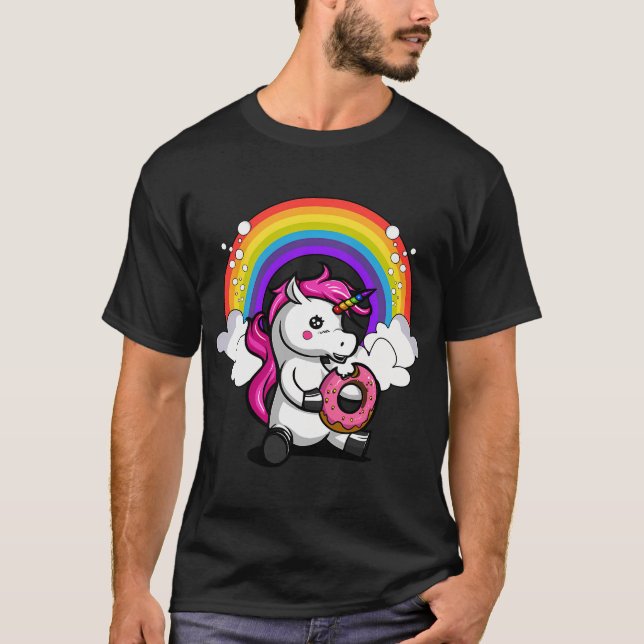 Enhörningmunk T Shirt (Framsida)