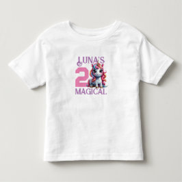 Enhörnings födelsedagsfestartiklar t shirt