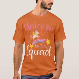 Enhörnings födelsedagsgrupp Tjejgrupp för födelsed T Shirt