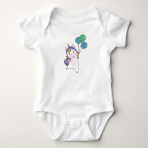 Enhörningsballonger Ballonger Söta Djur För Barn T Shirt