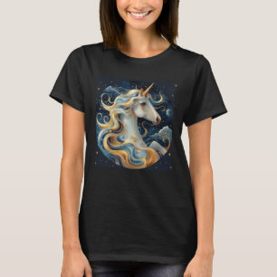 Enhörningsdesign Dam T-shirts