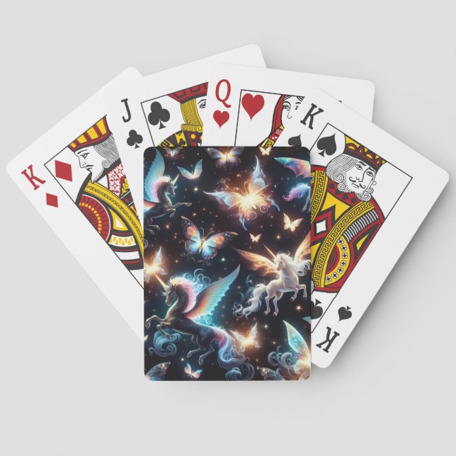 Enhörningsdrömmar Casinokort (Baksidan)