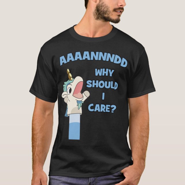 Enhörningsflicka T Shirt (Framsida)