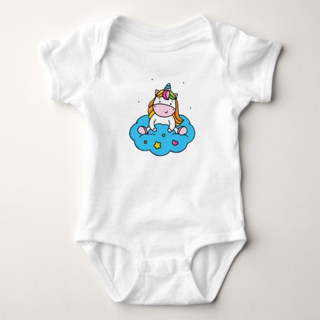 Enhörningskärlek T Shirt (Framsida)
