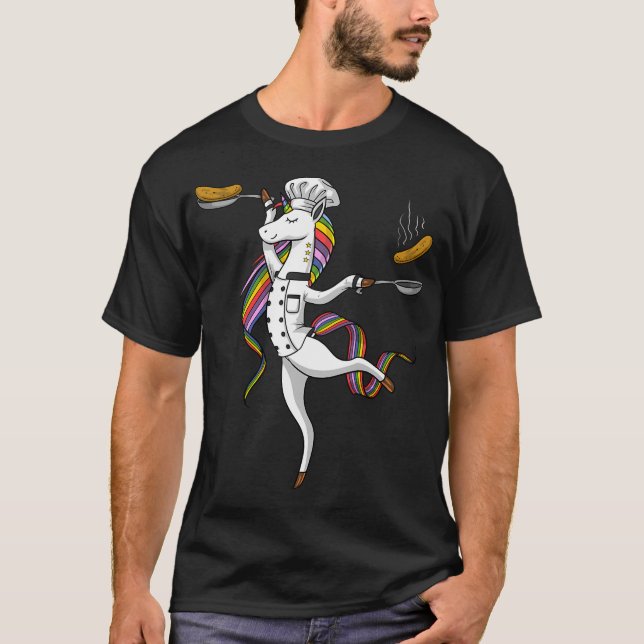 Enhörningskeckgodkockning T Shirt (Framsida)